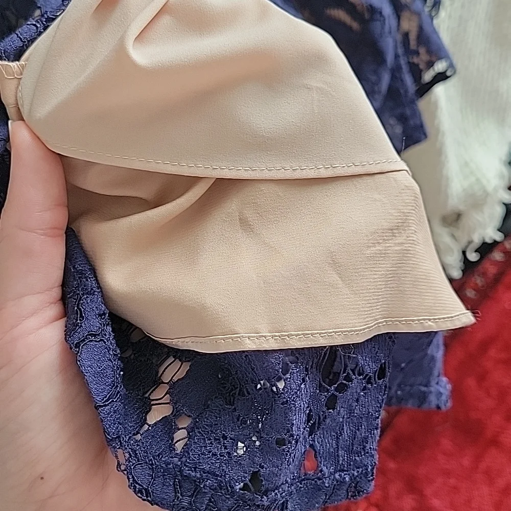 Eliza J Fit and Flare Dress in Navy - Picture 11 of 11